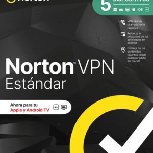 NORTON VPN STANDARD ES 1 USER 5 DEVICE 12MO GENERIC RSP MM GUM