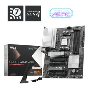PLACA BASE MSI PRO B840-P WIFI ATX AM5 DDR5
