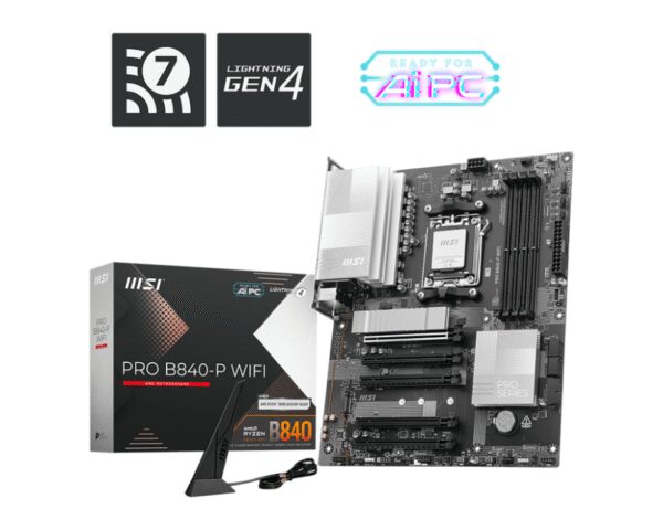 PLACA BASE MSI PRO B840-P WIFI ATX AM5 DDR5