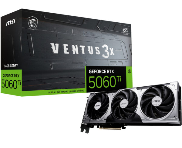 TARJETA GRAFICA MSI RTX 5060TI 16G VENTUS 3X OC