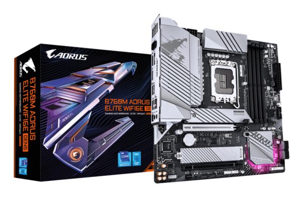 PLACA BASE GIGABYTE B760M A E WF6E GEN5 1.0 DDR5 1700 MATX 4XDDR5