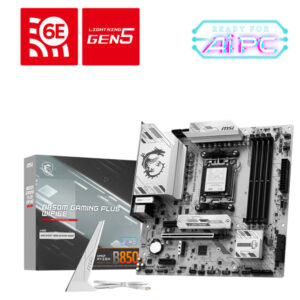 PLACA BASE MSI B850M GAMING PLUS WIFI6E PCI-E x16 Gen5, M.2 Gen5