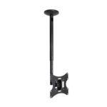 SOPORTE TECHO TOOQ GIRO 180 PANTALLAS 23-42" NEGRO