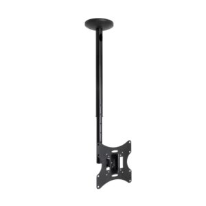 SOPORTE TECHO TOOQ GIRO 180 PANTALLAS 23-42" NEGRO
