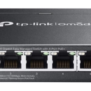 SWITCH TP-LINK OMADA ES205GP 5-PORT GIGA 4-PORT POE+