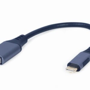 ADAPTADOR GEMBIRD USB-C A OTG (CM/AF) GRIS ESPACIAL