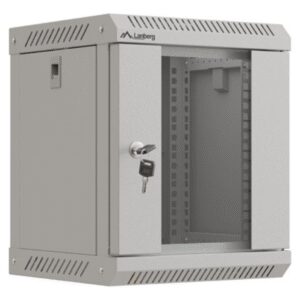 ARMARIO LANBERG MURAL RACK 10" 6U/300X300 FLAT PACK GRIS PUERTA CRISTAL