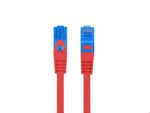 CABLE RED LANBERG LATIGUILLO CAT.6A S/FTP LSZH CCA 0.5M ROJO FLUKE PASSED