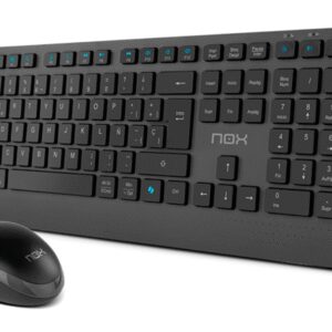 COMBO TECLADO-RATON NOX LITE DUO INALAMBRICO ES NEGRO