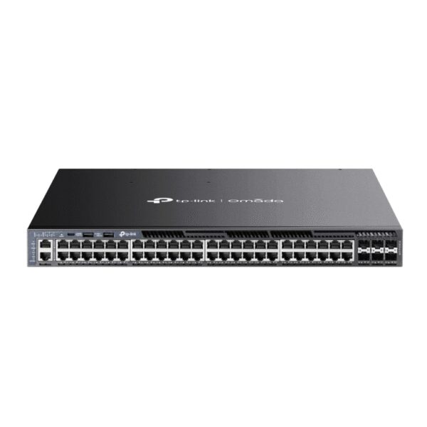 SWITCH OMADA 48-PORT GIGABIT STACKABLE L3 MANAGED POE+ WITH 6 10GE SLOTS