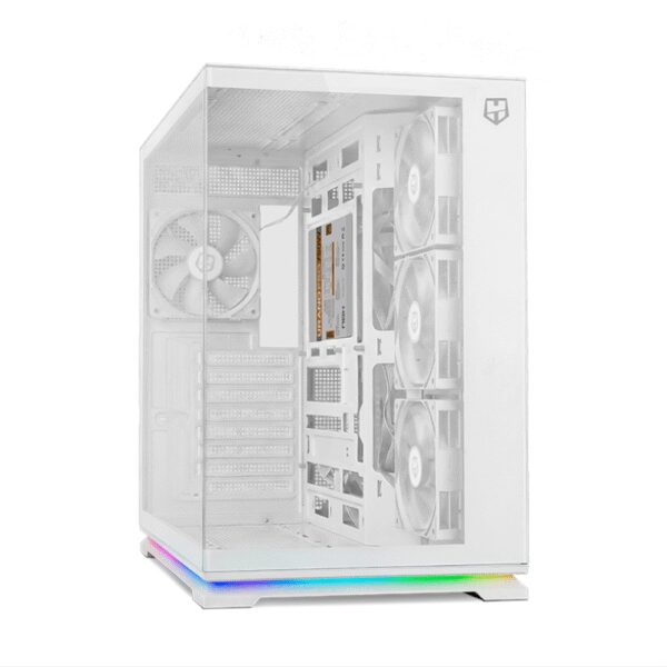 CAJA NOX ATX SEMITORRE HUMMER GALAXY ARGB BLANCA