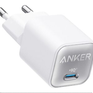 CARGADOR DE PARED ANKER ZOLO 30W 1 PUERTO USB-C BLANCO
