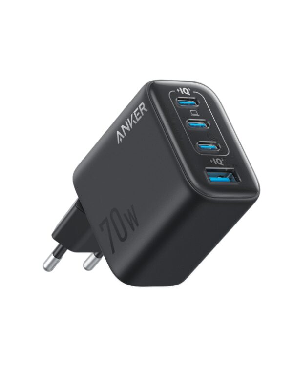 CARGADOR DE PARED ANKER ZOLO 70W 4 PUERTOS PD 3.0
