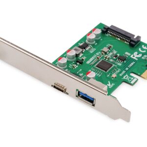 DIGITUS TARJETA PCIE USB TYPE-C + USB-A