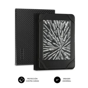 FUNDA EBOOK SUBBLIM CLEVER CASE 6" BLACK