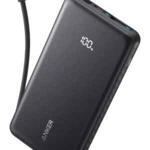 POWERBANK ANKER 10000 MAH 30W CON CON CABLE USB-C INTEGRADO