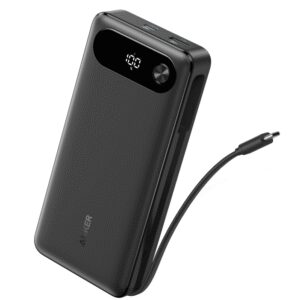POWERBANK ANKER 20000 MAH 87W CON CABLE USB-C INTEGRADO