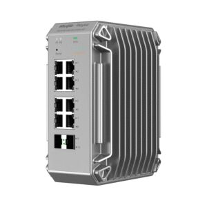 SWITCH INDUSTRIAL RUIJIE MANAGED POE 8G RJ45 2 SFP GIGABIT LAYER2