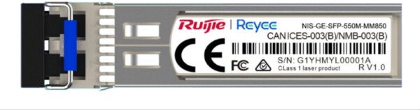 TRANSCEIVER RUIJIE MULTIMODO SFP 850NM 550M 1GB RX/TX