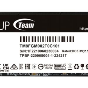 SSD TEAMGROUP NV5000 2TB NVMe PCI-E GEN4X4 C47