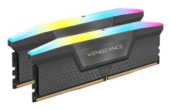 DDR5 CORSAIR VENGEANCE RGB 2x 16GB 6000 AMD/XMP CL30 NEGRA