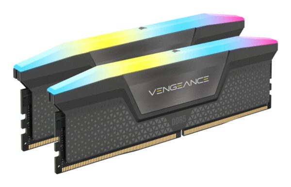 DDR5 CORSAIR VENGEANCE RGB 2x 8GB 6000 AMD/XMP CL36 GRIS