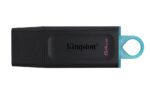 MEMORIA USB 3.2 KINGSTON 64GB DATATRAVELER EXODIA NEGRO TURQUESA