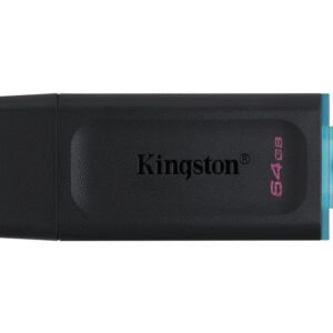 MEMORIA USB 3.2 KINGSTON 64GB DATATRAVELER EXODIA NEGRO TURQUESA