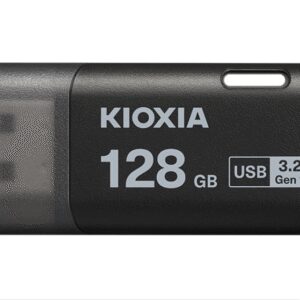 MEMORIA USB 3.2 KIOXIA 128GB U301 HAYABUSA NEGRO