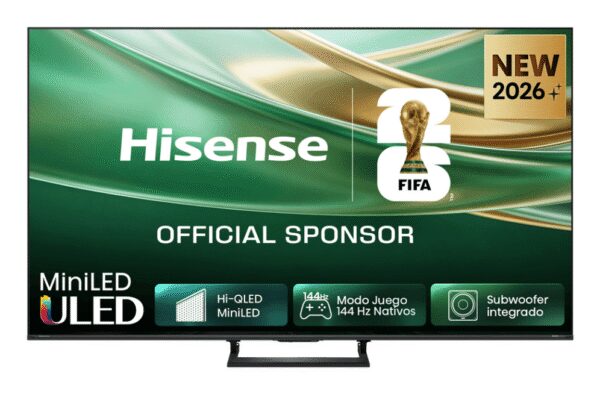 TV HISENSE 50E8S 50" UHD 4K MINILED GAMING 144HZ DOLBY VISION ATMOS HDR10+