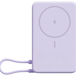 POWERBANK XIAOMI 33W MAGNETIC POWER BANK 10000 BUILT-IN STAND PURPLE