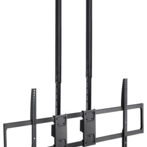 SOPORTE TECHO DOBLE MASTIL TOOQ LPCE11120TSLI-B 60-120" NEGRO