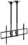SOPORTE TECHO DOBLE MASTIL TOOQ LPCE11120TSLI-B 60-120" NEGRO