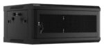 ARMARIO LANBERG MURAL RACK 19 4U 600X450 PUERTA PERFORADA FLAT PACK NEGRO