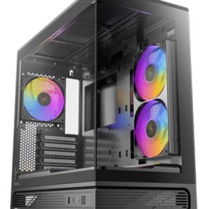 CAJA GAMING ANTEC C2M ARGB COMPACT MICRO ATX NEGRA