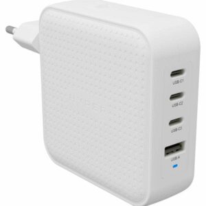 HYPERA HYPERJUICEA 100W USB-C GAN TRAVEL CHARGER (3C+1A)  WHITE