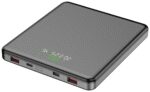 LEOTEC POWERBANK 20000MAH 100W FAST CHRG GRIS 2USB-C+2 USB-A INC CAB USB-C A USB-C65W