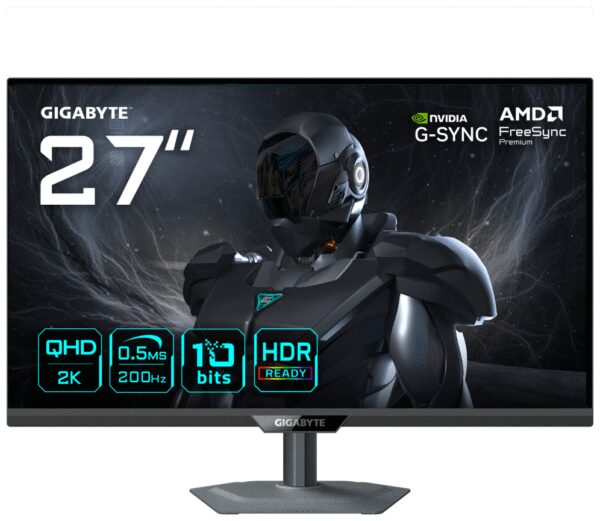 MONITOR GIGABYTE 27" G27Q20 QHD IPS 200HZ FREESYNC