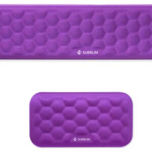 PACK REPOSAMUÑECAS SUBBLIM ERGO AIRPADDING RATON TECLADO MORADO