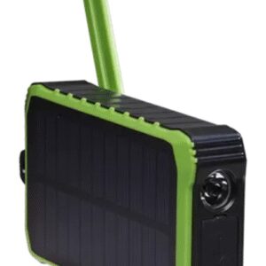 POWEBANK DENVER SOLAR DE 10000MAH CON MANIVELA MANUAL