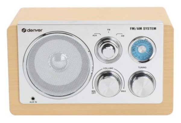 RADIO DENVER DE DISEÑO MODERNO BEIGE