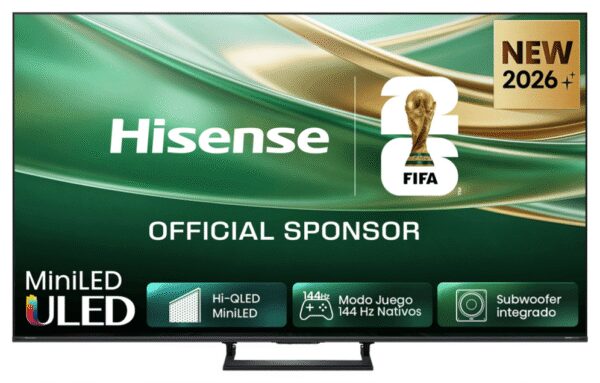 TV HISENSE 85E8S 85" UHD 4K MINILED GAMING 144HZ DOLBY VISION ATMOS HDR10+