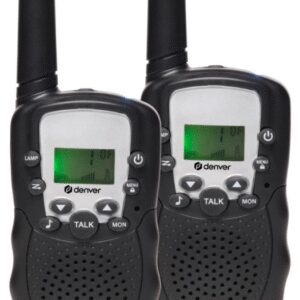 WALKIE TALKIE DENVER PARA NIÑOS CON DOS UNIDADES INCLUIDAS
