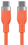 HYPERJUICE FLEX USB-C SILICONE CHARGING CABLE - ORANGE