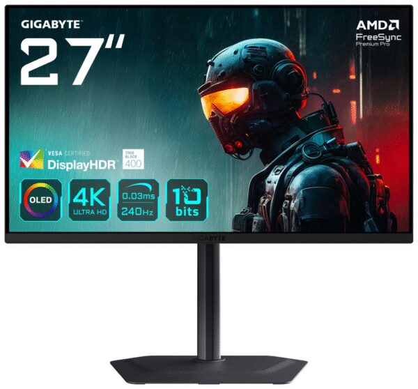 MONITOR GAMING GIGABYTE M27UA EK 27" 3840X2160