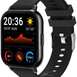 SMARTWATCH DENVER BLUETOOTH CON FRECUENCIA CARDIACA Y PRESION ARTERIAL NEGRO