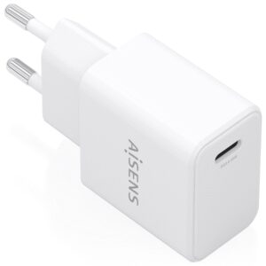 CARGADOR AISENS GaN 20W USB-C PD3.0 1xUSB-C BLANCO