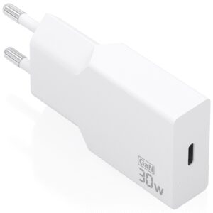 CARGADOR AISENS ULTRA DELGADO GaN 30W 1xUSB-C PD3.0 BLANCO