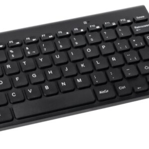 COMBO TECLADO COMPACTO+RATON TOOQ TQKMW-3101-B RF NEGRO