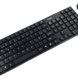 COMBO TECLADO+RATON SLIM TOOQ TQKMW-3102-B RF NEGRO